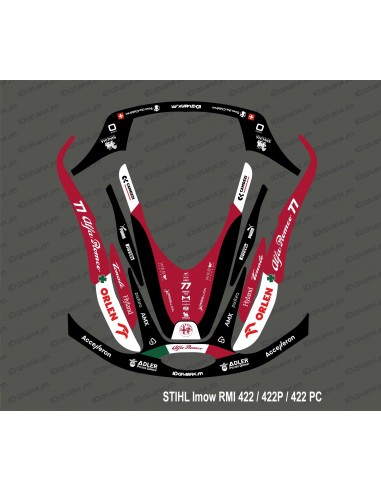 Sticker Alfa Romeo F1 Edition - Stihl Imow 422 mowing robot