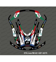 Adesivo Honda LCR GP Edition - Robot tagliaerba Stihl Imow 422