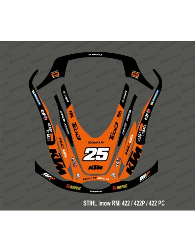 KTM Tech3 GP Edition Sticker - Stihl Imow 422 Robot Lawnmower