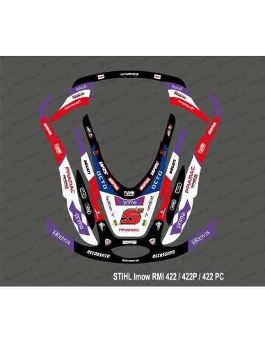 Pegatina Pramac GP Edition - Cortacésped robótico Stihl Imow 422