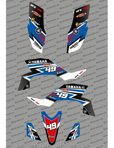 2 Kits déco 100 % Perso pour YAMAHA 450 YFZ -- M. GNAN -idgrafix