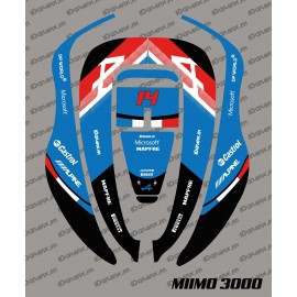 Aufkleber F1 Alpine Edition - Honda Miimo 3000 Mähroboter