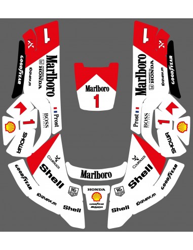 Aufkleber F1 Marlboro Edition - Husqvarna AUTOMOWER Mähroboter