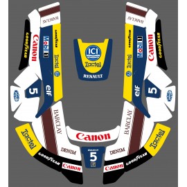 Sticker F1 Williams edition - Husqvarna AUTOMOWER mowing robot-idgrafix