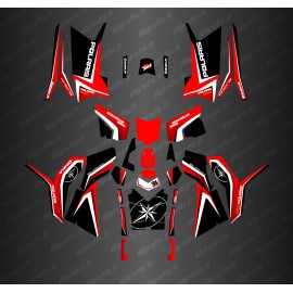 Kit dekor Pure Red Edition (Full) - IDgrafix - Polaris 850/1000 Scrambler