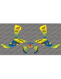 Kit decoration Team Yellow Devil (Yellow/Blue) - IDgrafix - Suzuki LTZ 400