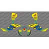 Kit decoración Team Yellow Devil (Amarillo/Azul) - IDgrafix - Suzuki LTZ 400