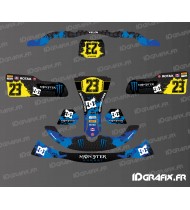 Kit deco Monster Edition (Blue) for Karting XTR 14