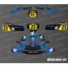 Kit deco Monster Edition (Azul) para Karting XTR 14