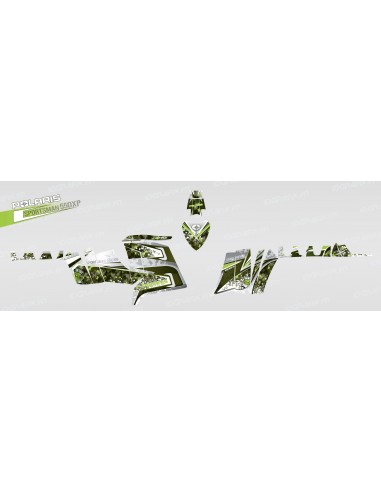 Kit de decoración de Camuflaje (Verde) - IDgrafix - Polaris 550 XPS