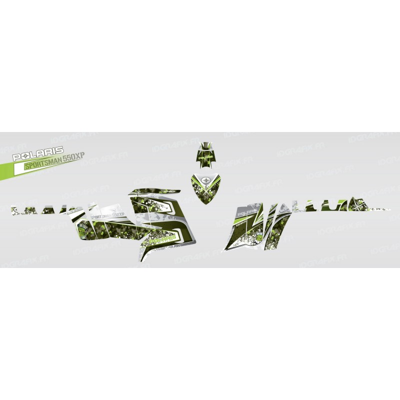 Kit dekor Camo (Grün) - IDgrafix - Polaris 550 XPS -idgrafix