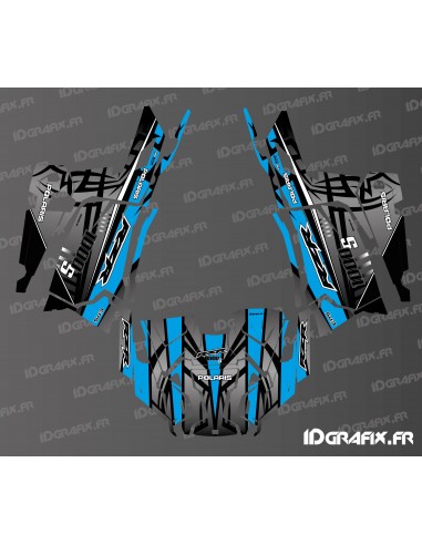 Titanium Edition Dekorationskit (Blau) - IDgrafix - Polaris RZR Trail 1000S