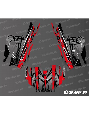 Dekorationskit Titanium Edition (Rot) - IDgrafix - Polaris RZR Trail 1000S