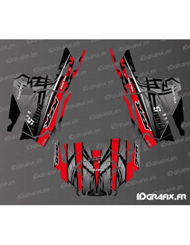 Kit de decoración Titanium Edition (Rojo) - IDgrafix - Polaris RZR Trail 1000S