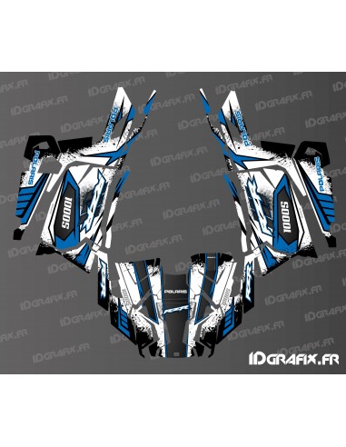 Kit dekor Brush Edition (Blau) - IDgrafix - Polaris RZR Trail 1000S