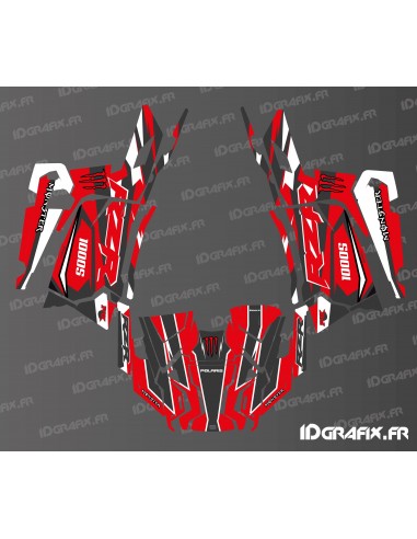 Kit de decoración Monster Edition (Rojo) - IDgrafix - Polaris RZR Trail 1000S