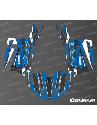 Kit decoration Monster Edition (Blue) - IDgrafix - Polaris RZR Trail 1000S