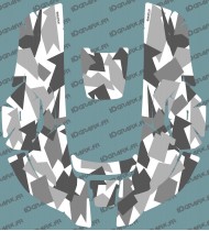 Sticker Camo Edition (Blanc/Gris) - Robot de tonte Husqvarna AUTOMOWER -  Idgrafix