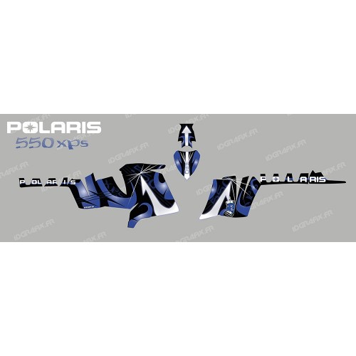 Kit décoration Poseidon (Bleu) - IDgrafix - Polaris 550 XPS 