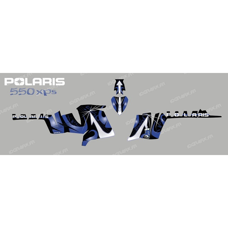 Kit décoration Poseidon (Bleu) - IDgrafix - Polaris 550 XPS -idgrafix