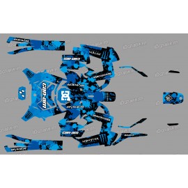 Kit dekor Monster Edition (Blau) - IDgrafix - Can Am Ryker 600/900