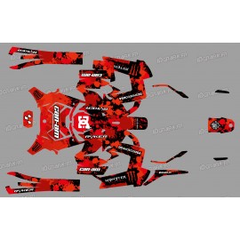Kit dekor Monster Edition (Rot) - IDgrafix - Can Am Ryker 600/900