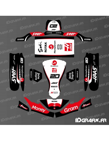 Haas F1 Edition Grafikkit für Karting SodiKart