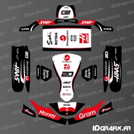 Haas F1 Edition graphic kit for Karting SodiKart - IDgrafix