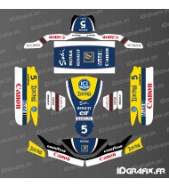Grafikkit Williams F1 Vintage Edition für Karting SodiKart