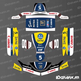 Kit déco Williams F1 Vintage Edition pour Karting SodiKart
