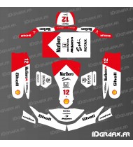 Mc Laren F1 Vintage Edition Deko-Kit für Karting SodiKart