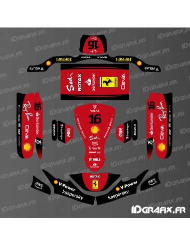 Grafikkit Ferrari F1 Edition für Karting SodiKart