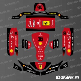 Graphic kit Ferrari F1 Edition for Karting SodiKart - IDgrafix
