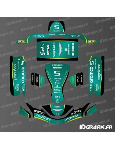 Grafik-Kit Aston Martin F1 Edition für Karting SodiKart