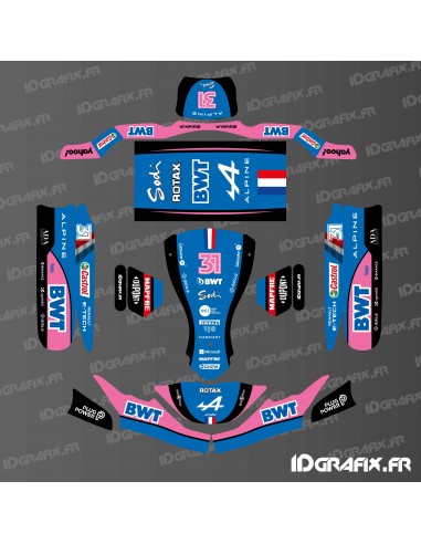 Kit deco Alpine F1 Edition for Karting SodiKart