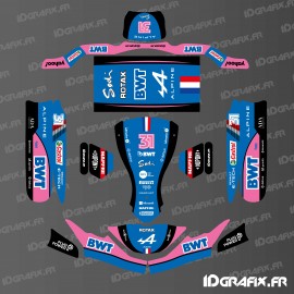 Kit deco Alpine F1 Edition for Karting SodiKart - IDgrafix