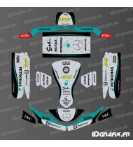 Mercedes Silver F1 Edition Grafikkit für Karting SodiKart