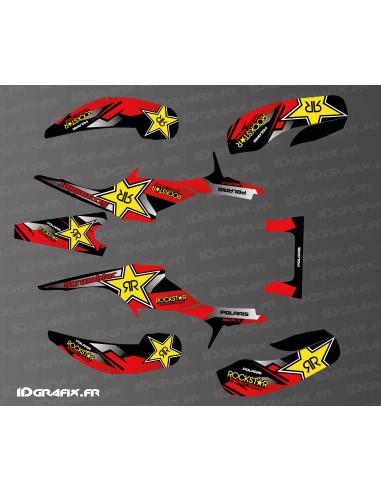 Kit decorazione Rockstar Edition (Rosso) - IDgrafix - Polaris 500 Scrambler (prima del 2012)