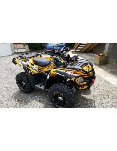 Kit de decoració Full Rockstar Edition (groc) - IDgrafix - Can Am Outlander (G1) -idgrafix
