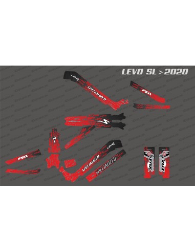 Kit déco LEVO Edition Full (Rouge) - Specialized Levo SL (après 2020)