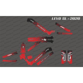 Kit déco LEVO Edition Full (Rouge) - Specialized Levo SL (après 2020)