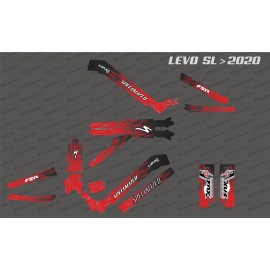 Kit deco GP Edition complet (blanc) - Levo SL especialitzat (després del 2020) -idgrafix