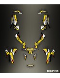 Kit décoration Full Rockstar Edition (Jaune) - IDgrafix - Can Am Outlander (G1)