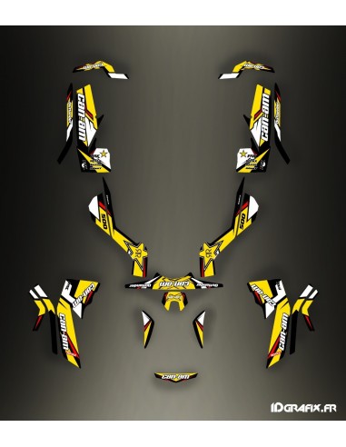 Kit décoration Full Rockstar Edition (Jaune) - IDgrafix - Can Am Outlander (G1)