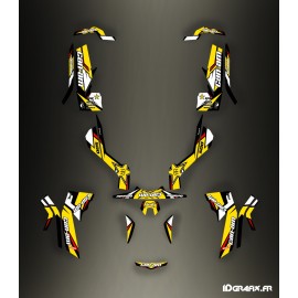 Kit de decoració Full Rockstar Edition (groc) - IDgrafix - Can Am Outlander (G1)