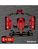 Kit déco Scuderia F1 éditon pour Karting KG CIK02