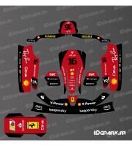 Kit gráfico Ferrari F1 edition para Karting KG CIK02