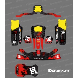 Kit deco Monster Edition (Vermell) per Karting KG CIK02