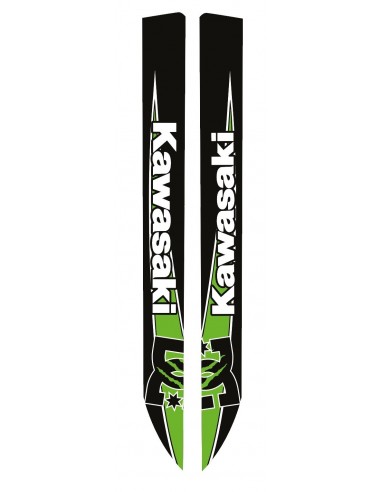 Sticker Bas de coque pour Kawasaki STX 15F (vert)