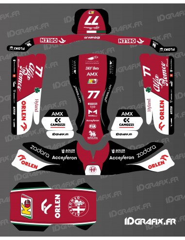 Kit gráfico Alfa Romeo F1 Edition para Karting KG STILO EVO